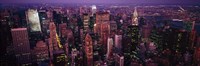 Manhattan at dusk, New York City, New York State Fine Art Print