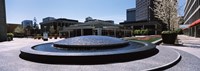 Plaza De Cesar Chavez Fountain, Downtown San Jose Fine Art Print