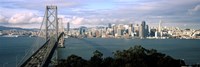 San Francisco skyline with Bay Bridge, California, USA Fine Art Print