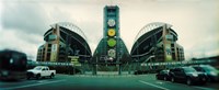 Facade of a stadium, Qwest Field, Seattle, Washington State, USA Fine Art Print