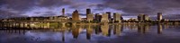 Portland Skyline on a cloudy day, Oregon Fine Art Print