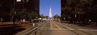 Tourists at a market place, Ferry Building, San Francisco, California, USA Fine Art Print