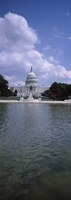Reflecting pool with a government building in the background, Capitol Building, Washington DC, USA Fine Art Print