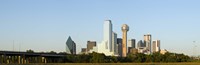 Daytime View of the Dallas, Texas Skyline Fine Art Print