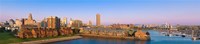 High angle view of a city, Buffalo, New York State, USA Fine Art Print