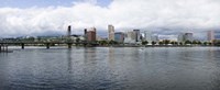 Skyline and Willamette River, Portland, Oregon Fine Art Print