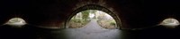 360 degree view of a tunnel in an urban park, Central Park, Manhattan, New York City, New York State, USA Fine Art Print