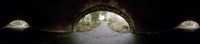 360 degree view of a tunnel in an urban park, Central Park, Manhattan, New York City, New York State, USA by Panoramic Images - 27" x 9" - $28.99