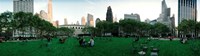 360 degree view of a public park, Bryant Park, Manhattan, New York City, New York State, USA Fine Art Print