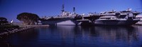 Aircraft carriers at a museum, San Diego Aircraft Carrier Museum, San Diego, California, USA Fine Art Print
