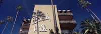 Low angle view of a hotel, Beverly Hills Hotel, Beverly Hills, Los Angeles County, California, USA Fine Art Print