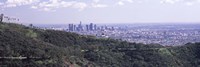 Aerial view of Los Angeles from Griffith Park Observatory Fine Art Print