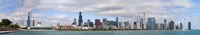 City at the waterfront, Lake Michigan, Chicago, Cook County, Illinois, USA 2010 by Panoramic Images, 2010 - 42" x 7"