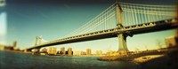 Brooklyn Bridge In Front of Manhattan Fine Art Print
