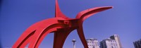 Low angle view of a sculpture, Olympic Sculpture Park, Seattle Art Museum, Seattle, King County, Washington State, USA Fine Art Print