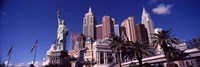 Low angle view of a hotel, New York New York Hotel, Las Vegas, Nevada Fine Art Print