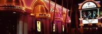 Strip club lit up at night, Las Vegas, Nevada by Panoramic Images - 27" x 9"