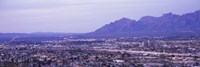 Tuscon, Arizona with Mountains Fine Art Print