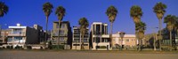 Buildings in a city, Venice Beach, City of Los Angeles, California, USA Fine Art Print