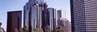 Reflections in Los Angeles skyscrapers, Los Angeles County, California, USA Fine Art Print