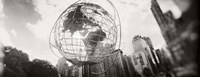 Steel globe, Columbus Circle, Manhattan, New York City, New York State, USA Fine Art Print