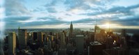 Buildings in a city, Empire State Building, Manhattan, New York City, New York State, USA 2011 Fine Art Print