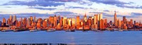 Aerial view of Manhattan, New York City, New York State, USA Fine Art Print