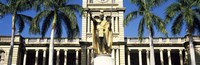 Statue of King Kamehameha, Aliiolani Hale, Honolulu, Hawaii Fine Art Print