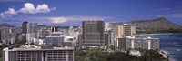 Honolulu Buildings, Oahu, Honolulu County, Hawaii Fine Art Print