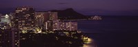 Honolulu at Night Hawaii