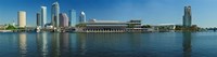 Buildings at the waterfront, Tampa, Hillsborough County, Florida, USA Fine Art Print