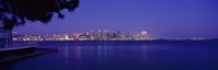 San Diego in the Distance, Night View Fine Art Print