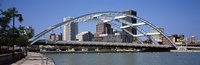 Frederick Douglas-Susan B. Anthony Memorial Bridge across the Genesee River, Rochester, Monroe County, New York State, USA 2011 Fine Art Print