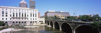 Arch bridge across the Genesee River, Rochester, Monroe County, New York State, USA Fine Art Print