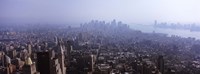 Hazy view of Manhattan Fine Art Print