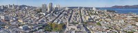 High angle view of San Francisco, California Fine Art Print