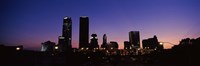 Downtown Oklahoma City at Night Fine Art Print