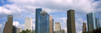 Low angle view of skyscrapers, Houston, Texas, USA Fine Art Print