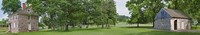 Buildings in a farm, Washington's Headquarters, Valley Forge National Historic Park, Philadelphia, Pennsylvania, USA Fine Art Print