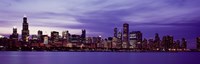 Chicago in Purple Fine Art Print