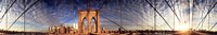 Details of the Brooklyn Bridge, New York City, New York State, USA Fine Art Print