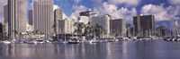 Downtown Honolulu, Oahu, Hawaii, USA Fine Art Print