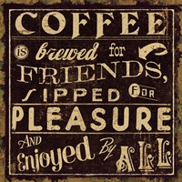 Coffee Quote II Fine Art Print