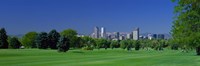 Skyline In Daylight, Denver, Colorado, USA Fine Art Print