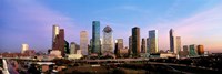 USA, Texas, Houston, twilight Fine Art Print