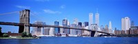New York Skyline with Twin Towers Fine Art Print