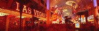 View of Fremont Street Las Vegas NV USA Fine Art Print