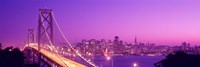 Bay Bridge at Night, San Francisco Fine Art Print
