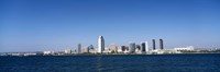 Clear Blue Sky Over San Diego Fine Art Print