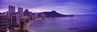 Diamond Head, Waikiki, Oahu, Honolulu, Hawaii Fine Art Print